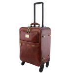 Geanta trolley din piele cu 4 roti- TL Voyager - imagine 3