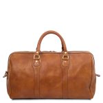 Geanta de voiaj din piele naturala Duffle- Oslo - imagine 5