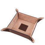 Tava organizator birou din piele- Large - imagine 2