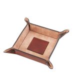 Tava organizator birou din piele- Small - imagine 2