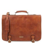 Geanta business Messenger din piele naturala- Ancona
