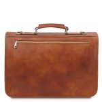 Geanta business Messenger din piele naturala- Ancona - imagine 3