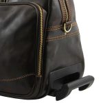 Geantă de voiaj tip trolley Bora Bora din piele naturală – bagaj de cabină - imagine 6
