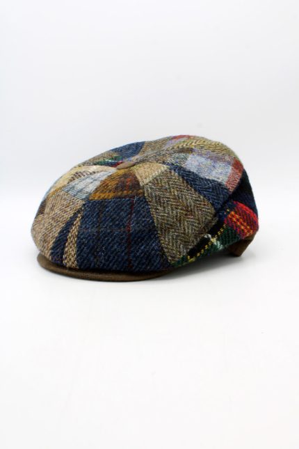 Sapca Newsboy Harris Tweed lână virgină 100%- Hologramme 18210MU