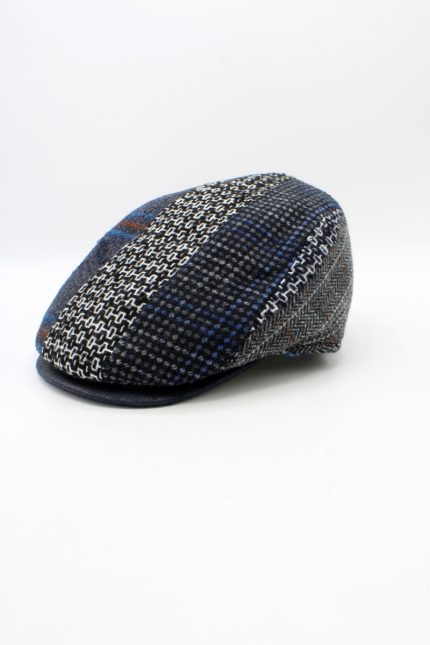 Bască bărbați Harris Tweed lână virgină 100%- Hologramme 18229MI