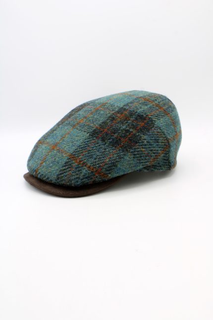 Basca bărbătească Harris Tweed din lână virgină 100%-Hologramme 18500BV-Vert