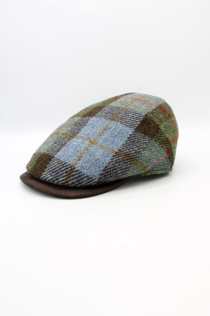 Bască bărbați Harris Tweed lână virgină 100%- Hologramme 18500K-Kaki