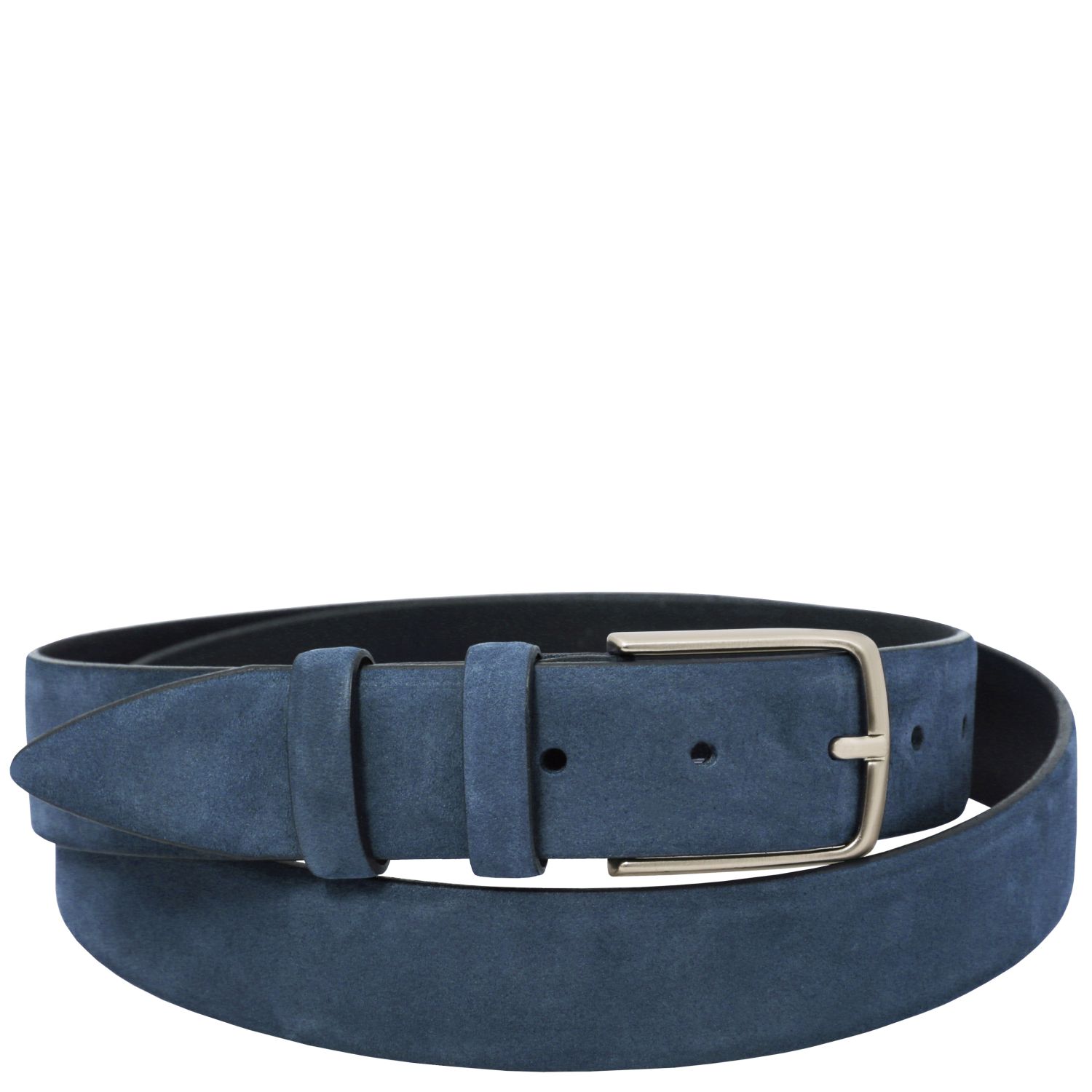 TL142534-Dark Blue Curea pentru bărbați din piele nubuc, bleumarin
