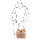 Geantă Bucket din piele naturala- Vittoria, TL141587 - imagine 8